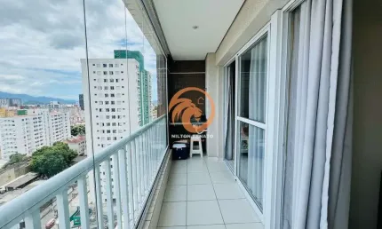 Apartamento á venda mobiliado com 02 dormitórios e lazer completo em santos-sp
