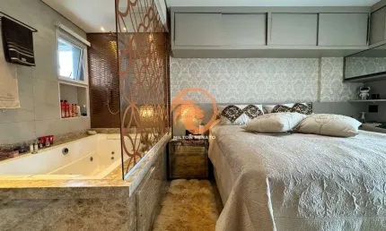 Apartamento com vista para o mar no gonzaga em santos
