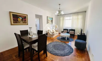 Apartamento com 2 quartos à venda, 107m² - gonzaga em santos, sp