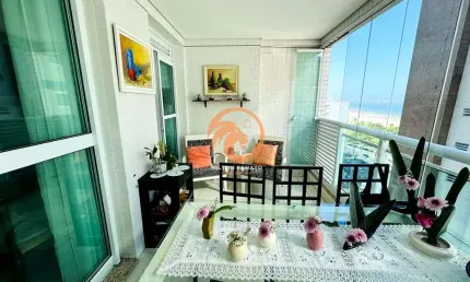 Apartamento a venda com 2 suítes e vaga demarcada no josé menino em santos-sp