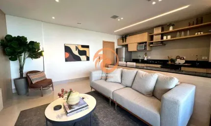 Apartamento novo em santos com 02 dormitórios a uma quadra da praia