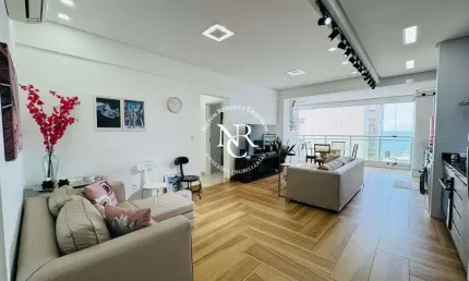 Apartamento a venda com 2 suítes e vaga demarcada no josé menino em santos-sp
