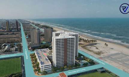 Apartamento com 2 quartos à venda na Vila Zeze Diogo, 6388, Praia do Futuro, Fortaleza, 53 m2 por R$ 424.000
