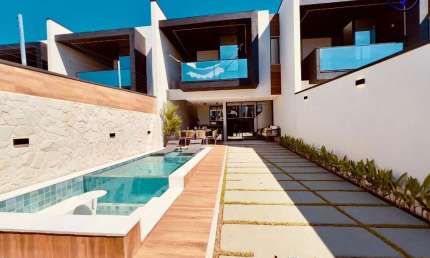 Casa em condomínio fechado com 4 quartos à venda na Francisco Ferreira da Silva, 544, Timbu, Eusébio, 144 m2 por R$ 759.900