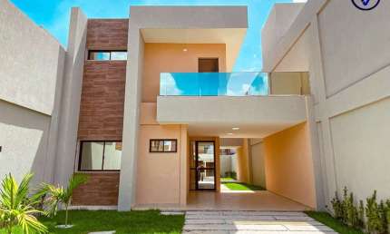 Casa em condomínio fechado com 4 quartos à venda na Carlos Albuquerque de Lima, 577, Pires Façanha, Eusébio, 170 m2 por R$ 769.000