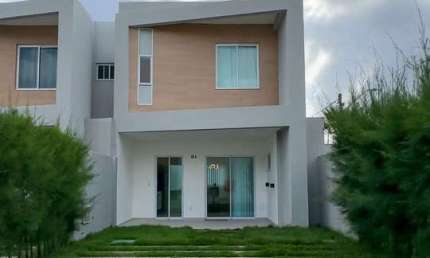 Casa em condomínio fechado com 3 quartos à venda na Mirian Abreu, 350, Urucunema, Eusébio, 92 m2 por R$ 475.000