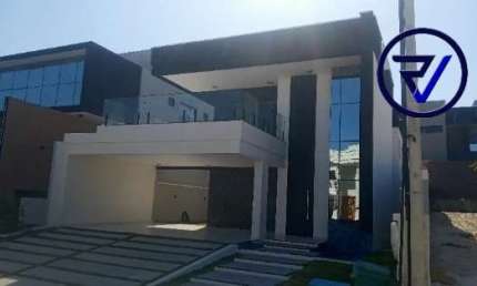 Casa em condomínio fechado com 4 quartos à venda na Atlântica, 1800, Cidade Alpha, Eusébio, 267 m2 por R$ 1.590.000