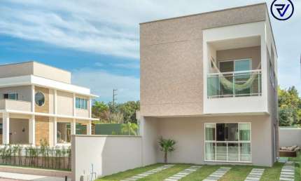 Casa em condomínio fechado com 3 quartos à venda na Blumenau, 365, Centro, Eusébio, 105 m2 por R$ 584.000