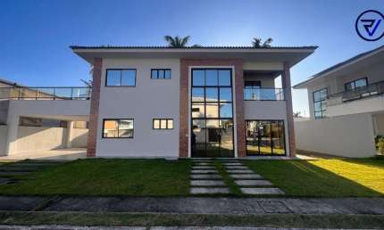 Casa em condomínio fechado com 4 quartos à venda na Eusébio de Queiroz, 5684, Lagoinha, Eusébio, 244 m2 por R$ 1.455.805