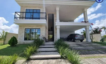 Casa em condomínio fechado com 4 quartos à venda na Santo Antônio, 2020, Cidade Alpha, Eusébio, 324 m2 por R$ 2.700.000