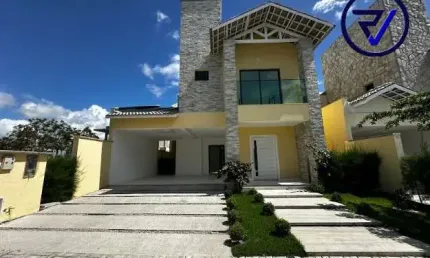 Casa em condomínio fechado com 3 quartos à venda na Rua João De Castro, 1343, Jacundá, Aquiraz, 246 m2 por R$ 1.400.000