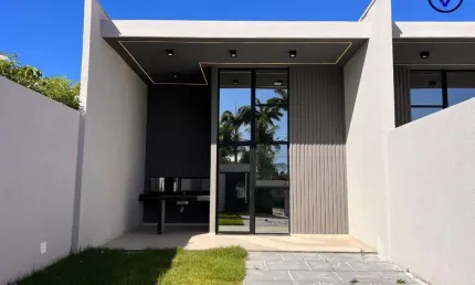 Casa com 3 quartos à venda na Gustavo Wilke, 141, Urucunema, Eusébio, 99 m2 por R$ 399.000
