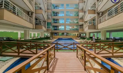 Apartamento com 1 quarto à venda na Avenida dos Coqueiros, 167, Cumbuco, Caucaia, 54 m2 por R$ 365.000