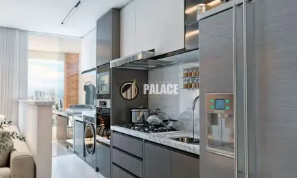 Apartamento com 1 dormitório à venda, 47 m² por r$ 442.561 - vila guilhermina - praia grande/sp