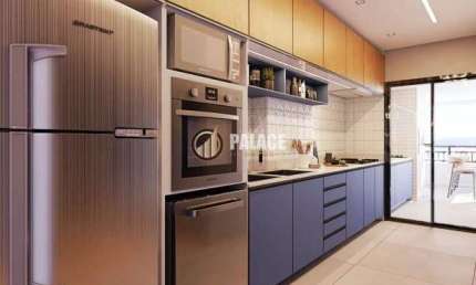 Apartamento com 1 quarto, Flórida, Praia Grande - R$ 410 mil, Cod: 4145