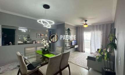 Apartamento com 3 dormitórios à venda, 101 m² por R$ 730.000,00 - Vila Guilhermina - Praia Grande/SP
