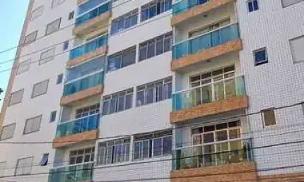Apartamento frente mar com 2 dormitorios e suite, guilhermina