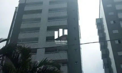 Apartamento sacada gourmet e 2 dormitórios na Mirim em Praia Grande SP.