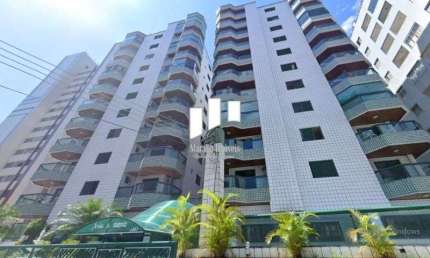 Amplo apartamento com varanda gourmet em Praia Grande - SP.