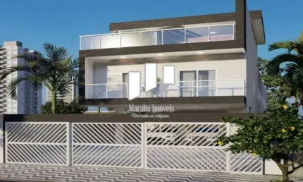 Casa de 2 dormitórios em Condomínio na Guilhermina em Praia Grande.