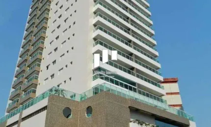 Apartamento 3 dorms decorado com vista para o mar Praia Grande SP