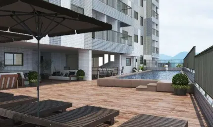 Apartamento com 3 suítes e 3 vagas de garagem no Canto do  Forte em Praia Grande SP.