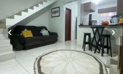 Casa em condomínio fechado com 2 quartos à venda na Rua Judith Santa Anna Pereira, 135, Sítio do Campo, Praia Grande, 69 m2 por R$ 300.000