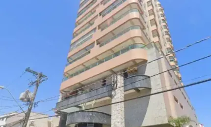 Apartamento 2 dormitórios com sacada gourmet na tupi em praia grande.