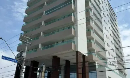 Apartamento novo, 2 dormitórios com vista mar, na mirim em praia grande.