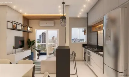 Apartamento de 2 dormitórios na guilhermina em praia grande sp
