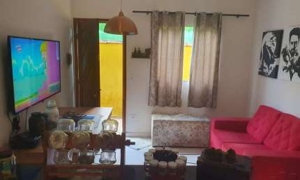 Casa com 2 quartos à venda na Avenida Jairo de Camargo Martins, 1.859, Jardim Samambaia, Praia Grande, 44 m2 por R$ 190.000