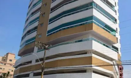 Apartamento à venda em Praia Grande-SP, Caiçara: 2 quartos, 1 suíte, 1 sala, 2 banheiros, 2 vagas de garagem, 95m². Arrase!