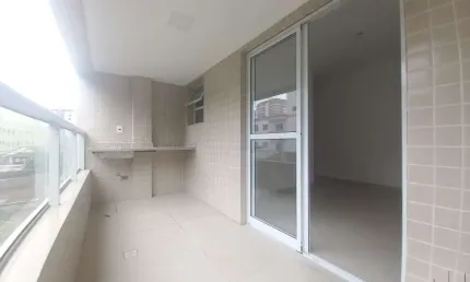 Apartamento com 1 quarto à venda na Rua Chile, 418, Guilhermina, Praia Grande, 40 m2 por R$ 298.700