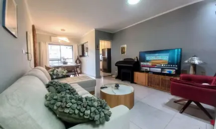 Apartamento com 1 quarto à venda na Rua Caiapós, 570, Tupi, Praia Grande, 66 m2 por R$ 450.000