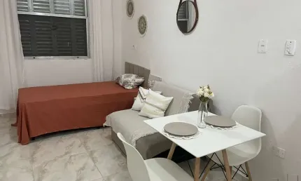 Apartamento com 1 quarto à venda na Avenida Presidente Castelo Branco, 4238, Aviação, Praia Grande, 30 m2 por R$ 210.000