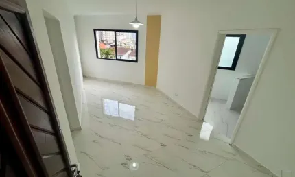 Apartamento com 1 quarto à venda na rua gávea, 108, guilhermina, praia grande, 48 m2 por r$ 235.000
