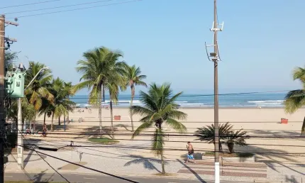 Imperdível apartamento vista mar à venda em guilhermina, praia grande-sp: 2 quartos, 2 salas, 1 banheiro, 1 vaga de garagem!