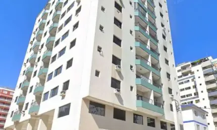 Apartamento à venda em praia grande-sp, tupi: 1 quarto, 1 sala, 1 banheiro, 1 vaga, 60m² de área!