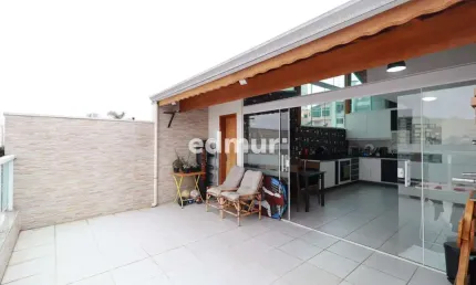 Cobertura com 2 quartos à venda no campestre, santo andré  por r$ 650.000