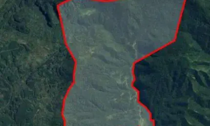 Area rural para reserva ambiental e reflorestamento