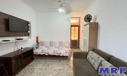 Apartamento na Praia do Sapê em Ubatuba. 1 dormitório. Com portaria 24 horas e piscina