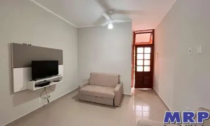 Apartamento de um dormitório à venda. ubatuba, praia do sapê/ maranduba.