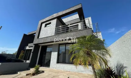 Casa em condomínio central square à venda, com 133m², 3 quartos 1 suíte - centro - gravataí / rs por r$ 849.000,00