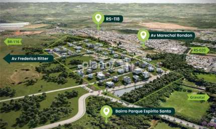 Terreno à venda, com 151,26m², - Parque Espírito Santo - Cachoeirinha / RS por R$ 124.033,20