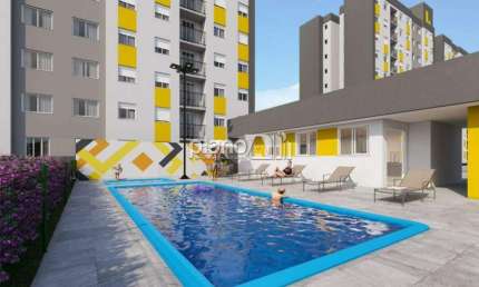 Apartamento à venda, com 49,69m², 2 quartos - Barnabé - Gravataí / RS por R$ 236.569,33