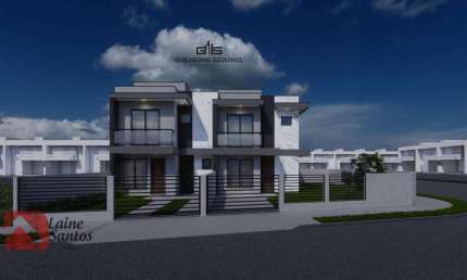 Sobrado com 3 dormitórios à venda, 89 m² por R$ 490.000,00 - Conjunto Águas Claras - Campo Largo/PR