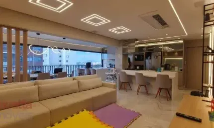 Apartamento à venda no Tatuapé com 3 quartos, 1 suíte, 2 vagas, 124m²