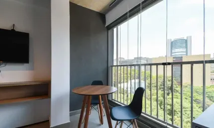Apartamento com 1 quarto à venda na Rua Melo Alves, 262, Cerqueira César, São Paulo, 24 m2 por R$ 600.000