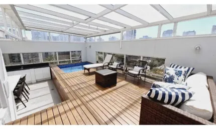 Cobertura com 4 quartos à venda na Rua Charles Spencer Chaplin, 321, Vila Andrade, São Paulo, 244 m2 por R$ 1.250.000