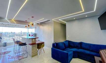 Apartamento à venda no Brás, São Paulo-SP: 3 quartos, 1 suíte, 2 salas, 2 banheiros, 1 vaga de garagem e 75m² de área.